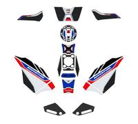 Resin Bike Kit Adhesivos Compatibles con BMW R 1300 GS Adventure Trophy 2025. Protection de Réservoir, Guardabarros, Paramanos de Choques y Arañazos de Moto. Kit Pegatinas 3D Resinadas Made in Italy