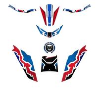 Resin Bike Kit Adhesivos Compatibles con Honda CRF1100L Africa Twin 1100 2024-2025. Protection de Réservoir, Guardabarros, Paramanos de Choques y Arañazos. Kit Pegatinas 3D Resinadas Made in Italy
