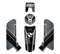 Resin Bike Kit Adhesivos de Moto Compatibles con BMW R 1250 GS Adventure 2021-2024 Triple Black. Protection de Tanque de Choques y Arañazos de Moto. Kit Pegatinas 3D Resinadas