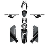 Resin Bike Kit Adhesivos de Moto Compatibles con BMW R 1250 GS Adventure Triple Black 2021-2024. Protection de Réservoir, Guardabarros, Paramanos de Choques y Arañazos de Moto. Kit Pegatinas 3D