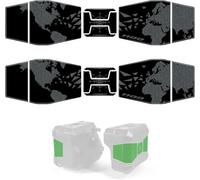 Resin Bike Kit Adhesivos de Moto Compatibles con Honda Africa Twin CRF 1100 L 2020-2024. Protection Maletas-Bolsas Laterales de Choques y Arañazos de Moto. Kit Pegatinas 3D Resinadas Made in Italy