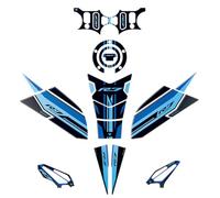 Resin Bike Kit Adhesivos de Moto Compatibles con Yamaha YZF R7 2021-2025 Icon Blue. Protection de Réservoir de Choques y Arañazos de Moto. Kit Pegatinas 3D Resinadas Made in Italy