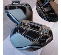 Resin Bike Kit Adhesivos Moto Compatibles con Yamaha Tracer 9-9 GT - 9 GT+ 2021-2026. Protection Maletas-Bolsas Laterales de Choques y Arañazos Moto. Kit Pegatinas 3D Resinadas Made in Italy
