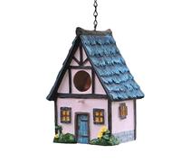 Resin Bird Houses For Outside - Decorative Hummingbird Bird House