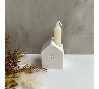 Resin Candle Holder Mold, House Shape Art Craft, Resin Concrete for Room, Wedding, Party, Dinner Centerpiece, Table Decoration, DIY Candles Making, and Event Décor