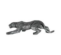 Resin Cheetah Figurine - Walking Leopards Tabletop Statue | Decorative Cheetah Ornament for Bookshelf, Table, Kitchen, Bedroom, Living Room, Living Room, Cabinet, Office, Home Decor, Realistic Animal