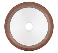 Resin Diamond Grinding Wheel 100mm Tapered Plain to Grind Carbide Hard Steel Cutter Grinder Grind Saw Blades for Milling Cutter Tool