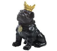 Resin Dog Piggy Bank, Cute Decorative Gift with Removable Coin Storage for Easy Access