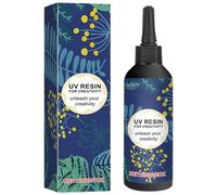 Resin Glory 200g, Quick Ultra-violet Curing Epoxy Resin, UV Transparent Solar Activated Glue, High Gloss UV Curing for Jewelry Making Fast Curing