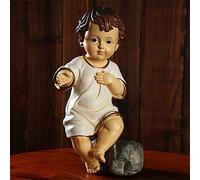 Resin Jesús Estatua de la Estatua del Niño Santia Infantil Cristo religioso Figura católica Católica decoración de interior adornos, Iglesia de recuerdo de mascotas para altar exhibición de decoración