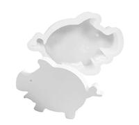 Resin Mold - Silicone, 5.3x3.8in Pig Pendant DIY Craft Mold | Flexible Candle & Resin Casting Tool Creative Shape, Pig Silicone Molds For Birthdays, Christmas, Home Craft