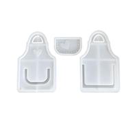 Resin Molds Set, Silicone Casting Tools, Nonstick Craft Molds, Reusable Apron Design Kit, Handmade Epoxy Art Supplies for Flower Vase Home Decor Projects Women Mothers Day Party Handmade Crafts