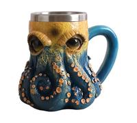 Resin Mug For Latte, Coffee Mug - 160ml Octopus Design Drinkware Cups | Coffee Mugs 160ml Dishwasher Safe F0r Hot Cold For Milk Ice Water Juice Latte Tea Beer Mother Dad Wife Friend