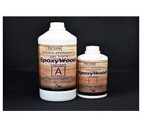 Resin Pro EPOXYWOOD 1,5 Kg Resina Epoxi para Madera - Resina para Revestimiento de Protección, Restauración, Refuerzo para Madera, Fibra de Vidrio y Metal