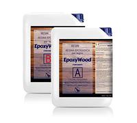 Resin Pro EPOXYWOOD 15 Kg Resina Epoxi para Madera - Resina para Revestimiento de Protección, Restauración, Refuerzo para Madera, Fibra de Vidrio y Metal