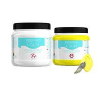 RESIN PRO I-GUM: Goma De Silicona En Pasta Para Moldes No Tóxica Y Rápida (500 gr) - Compatible Con Epoxi, Poliuretano, Cera, Jabón, Yeso, Cemento - Dureza 38 Shore - 100% Made In Italy