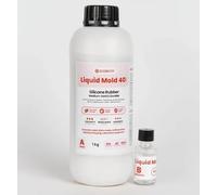 Resin Pro® Liquid Mold 40 - Silicona rígida técnica (510 g) para moldes industriales y técnicos - Dureza 40 Shore A - Alta estabilidad dimensional para resinas y ladrillos técnicos