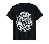 Resin Rat Life Regalo Gracioso Artesano Epoxy Hobby Camiseta