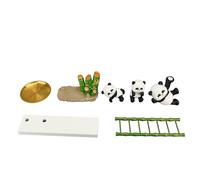 Resin Statue Key Holder Decorative Tray Candy Bowl for Home (7303C-01 Panda)