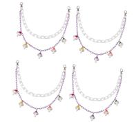 Resin Waist Lace Adorable Men Women's Straps Posts European and American Coolers Outdoors Cute Pants Mushroom Chain Chime Pendant Acrylic
