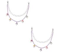 Resin Waist Lace Adorable Men Women's Straps Posts European and American Coolers Outdoors Cute Pants Mushroom Chain Chime Pendant Acrylic