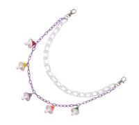 Resin Waist Lace Adorable Men Women's Straps Posts European and American Coolers Outdoors Cute Pants Mushroom Chain Chime Pendant Acrylic