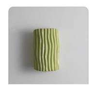 Resin Wall Lamp Indoor Aisle Stairway Bedroom Lights Bedside Home Living Room Background(Green,Changeable Light)