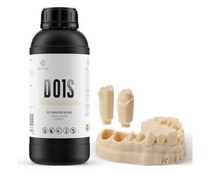 Resina 3D Dental D01S Impresora con Alta Precisión para Restauración y Implantes - Color de Concha (1000g)