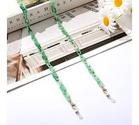 Resina Anteojos Cadena Cadenas Retro Gafas De Sol Cordones Máscaras Cuerda Colgante Gafas Cordón,15