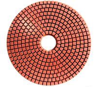 Resina Bond Emery Pulido para almohadillas 150mm para hormigón seco y húmedo, para granito, mármol, piedra caliza piso repintado (30#)