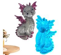 Resina de dragón, molde de dragón | Moldes de silicona de animales 3D | Es reutilizable, fácil de usar y duradero. Simplemente vierte los ingredientes en el molde y espera a que se formen
