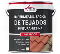 Resina de Impermeabilización - Pintura de Impermeabilización - Especial Tejado en Pendiente: ARCAROOF - Piedra Tallada - ARCANE INDUSTRIES