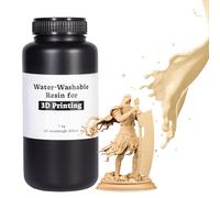Resina de impresión 3D lavable, resina fotopolímero líquida de impresión de alta velocidad de 405nm, resina de impresión 3D ultra - fácil de limpiar con poco olor para la fórmula mejorada - 1KG skin