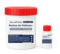 Resina de Poliéster 1 kg con Catalizador - Reparación de Piscinas, Barcos, Carrocerías y Superficies de Fibra de Vidrio
