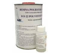 Resina de poliéster BD22 de 1 kg + catalizador de 50 g