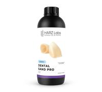 Resina DENTAL SAND PRO A3 de HarzLabs, 1KG, para modelos de coronas y puentes temporales a largo plazo
