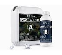 Resina epoxi 2K de 30 kg, resina epoxi con endurecedor, transparente en calidad profesional y bajo olor y emisiones, resina epoxi de fundición UV, barra UV para joyas, madera, acuario, tierra, moldes,
