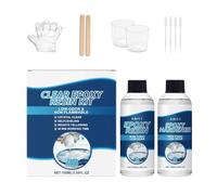 Resina Epoxi | Endurecedor AB Para Recubrimiento De Pegamento Transparente - Juego de Resina Epoxi - para Llaveros Marcadores Pendientes Joyería Posavasos Proyectos Artísticos y Arte