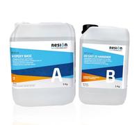 Resina epoxi, resina de colada | Transparente / Muy claro | 8 kg | Resistente a los rayos UV, sin disolventes