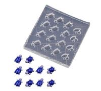 Resina epoxi resistente para creación, accesorio de jabón de silicona portátil para manualidades de festivales y regalos, silicona detallada