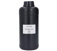 Resina fotopolimérica para impresora 3D, curado UV, baja contracción, alta tenacidad, 1000 ml; resina de impresión para modelos de gran tamaño con excelente resistencia a la (Gris)