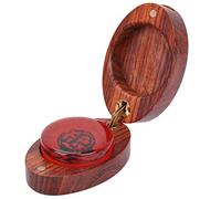 Resina para Violín, Violín, Viola, Violonchelo, Resina Profesional con Estuche de Madera, Herramienta de Limpieza de Instrumentos Musicales (caja ovalada)