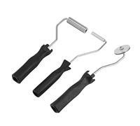 Resina per Ba Stachelwalze Tapete Rodillo para Laminar Burbujas Ss de Aleación de Aluminio, de ABS para Trabajos de Resina GRP FRP (3 piezas)