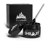 Resina Shilajit de 30 g, 100 % pura resina del Himalaya con 85 minerales, ácido fúlvico y húmico, bote de cristal con dosificador de 300 mg, calidad original de StilleStube (1)