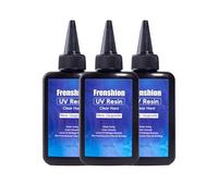 Resina ultravioleta, fórmula actualizada 300g kit de resina ultravioleta de curado rápido de baja viscosidad, adecuado para la fabricación de joyas, recubrimiento de fundición y proceso de bricolaje
