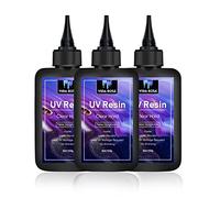 Resina UV 300g- VIDA ROSA RESIN Resina de curado ultravioleta dura y transparente para la fabricación de joyas, colgantes de arte, aretes, collares, pulseras, accesorios de arte de uñas.