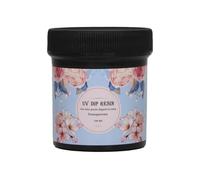 Resina UV de curado rápido de moda de 50 g/100 g para proyectos de arte, suministros y fabricación de joyas con 13 cables de 31 pulgadas de resina de viscosidad ajustable