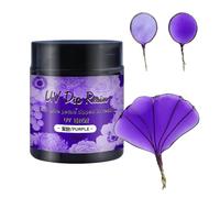 Resina UV DIP para pétalos de flores de alambre, transparente, líquido ultravioleta, curado de cristales, joyería para principiantes, resina UV