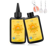 Resina UV: pegamento transparente de 200 g, resina epoxi de curado ultravioleta mejorada para fabricación y fundición de joyas, pegamento UV inodoro para manualidades y moldes de bricolaje