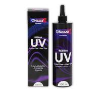 Resina UV - Resina Ultravioleta Transparente para Joyería, Moldes o Bisutería - NO necesita de catalizador para endurecer, ¡Ya que lo hace con la propia luz ultravioleta! (500 ml)